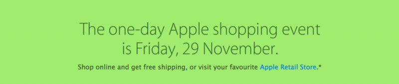 One-Day Apple Shopping Event