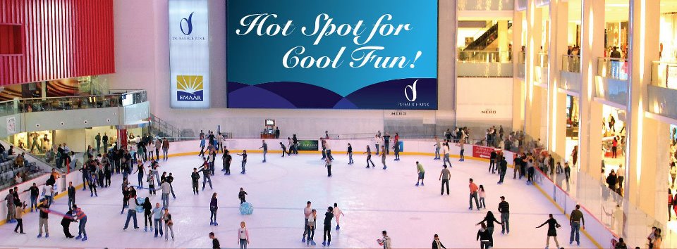 Dubai Ice Rink, spectacular venue, skating,  play ice hockey, Dubai, UAE, lympic-size ice rink, fun, Entertainment  