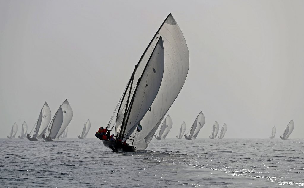60ft Traditional Dhow Sailing Race Heat 2