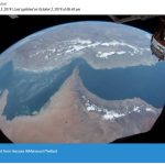UAE picture from space Hazzaa AlMansoori