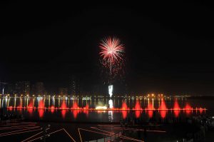 New Year 2018 Fireworks -  Al Majaz