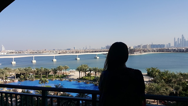 Atlantis, The Palm Hotel Dubai - View from balcony 