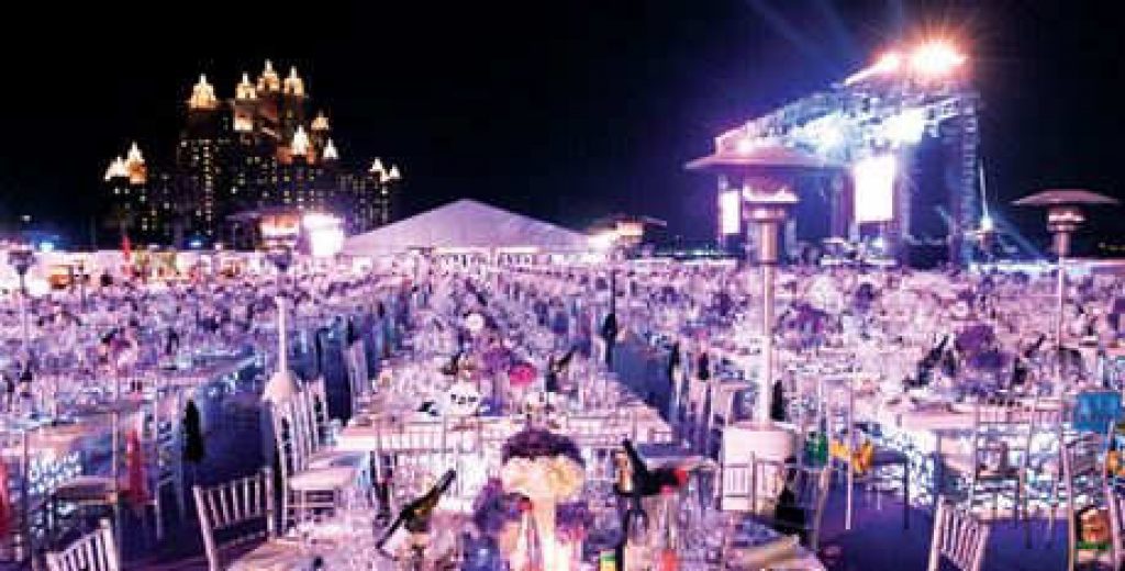 The Atlantis Royal Gala New Year Eve Party Events in Dubai, UAE.