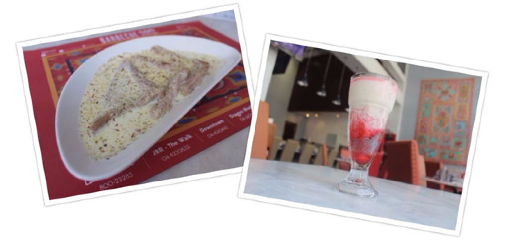 Kulfi Falooda and Shahi Tukray - Barbecue Delights Restaurant Review - Dubai UAE