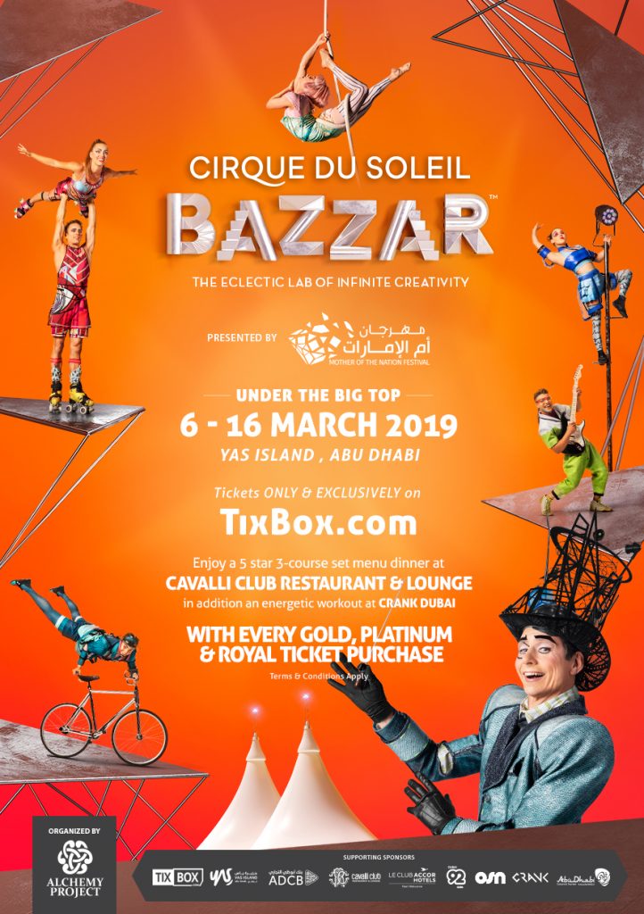 Cirque Du Soleil BAZZAR at Yas Island Abu Dhabi 