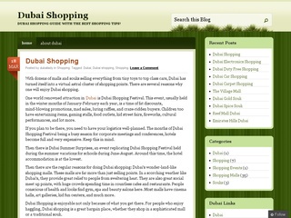 Dubai Shopping
