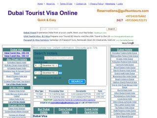 Dubai Tourist Visa Online