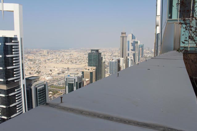 Emirates Grand Hotel Dubai UAE Review – Arabian Gulf views from rooftop