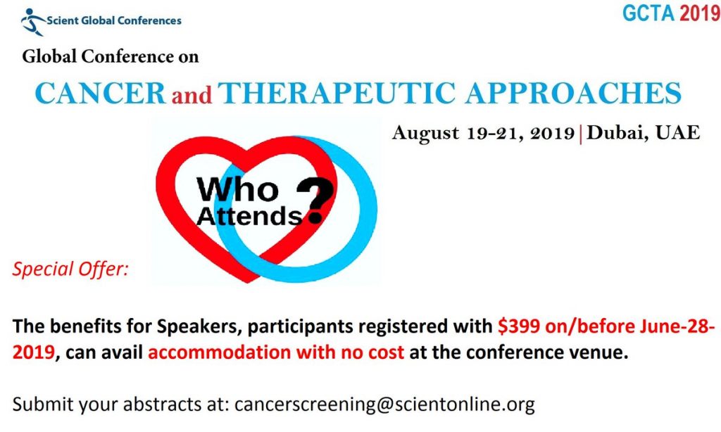 Global Conference on Cancer & Therapeutic Approaches Dubai 2019