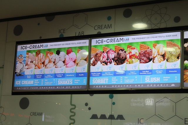 ICE-CREAM LAB, Dubai - Menu