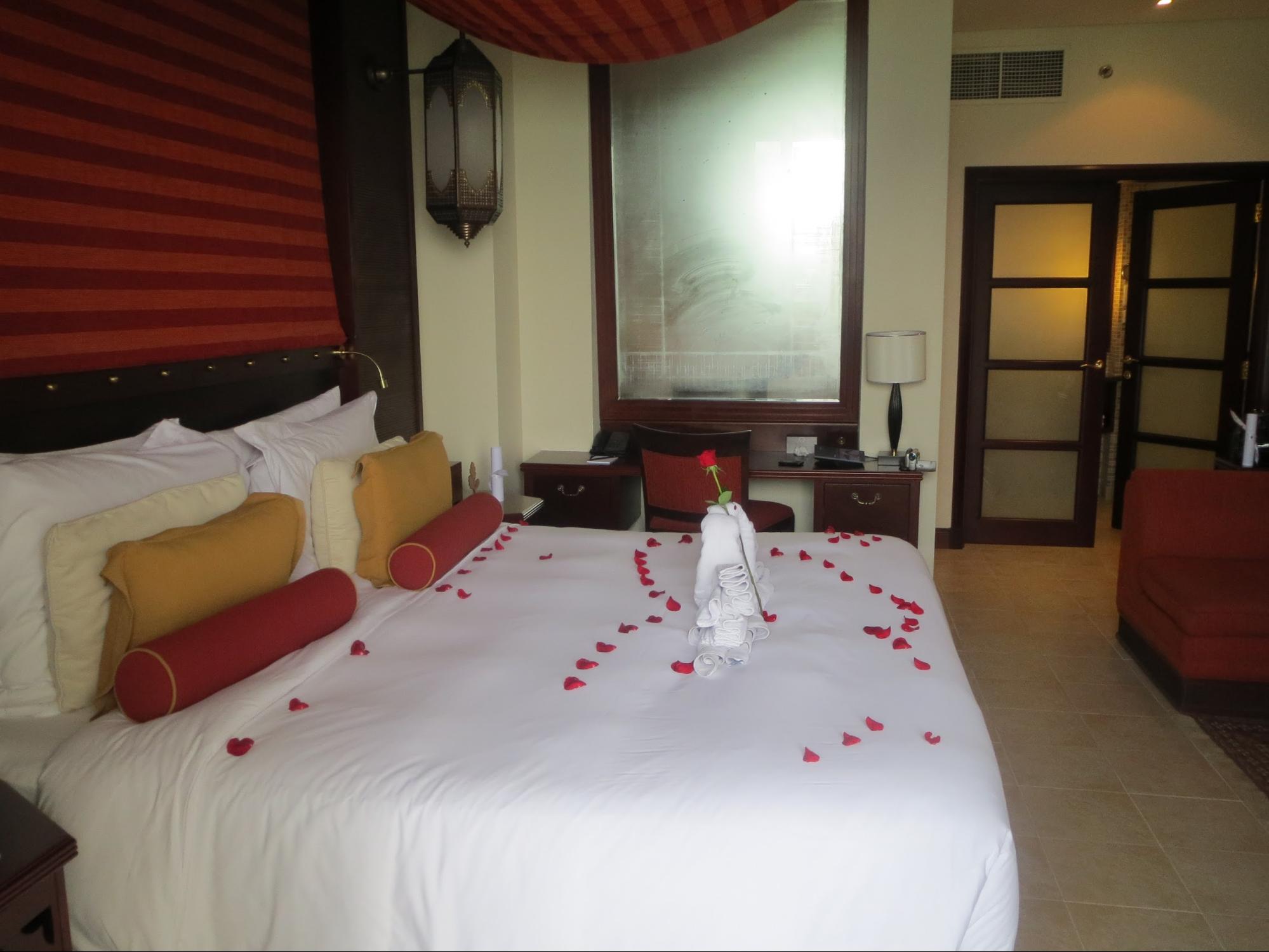 Kempinski Hotel, Ajman Review - Bedroom Beautiful Swans