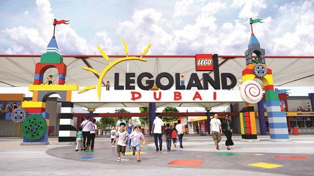 Legoland Dubai entrance sign