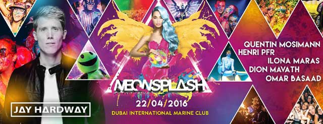 Neon Splash Party - Dubai, UAE.