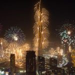 New year's eve fireworks Dubai