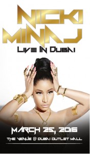 Nicki Minaj Show 2016 in Dubai Cover Page - Event in Dubai UAE