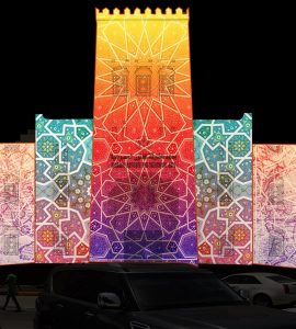 Peonies Alumines - Sharjah Light Festival 2018