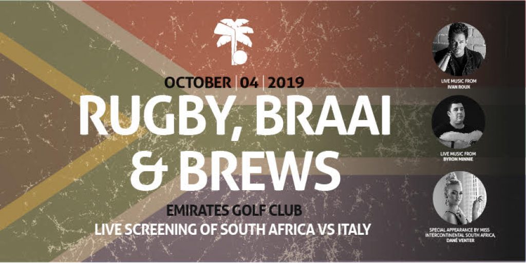 RUGBY, Braai AND BREWS Dubai 2019