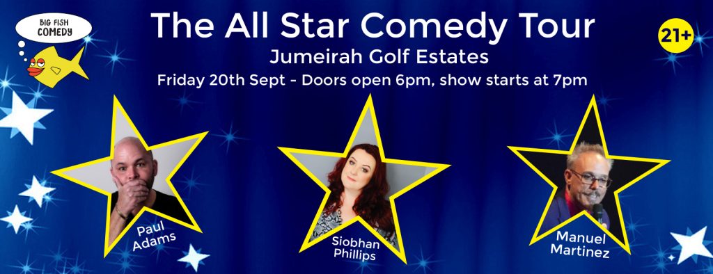 The All Star Comedy Tour Dubai 2019
