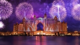 New Year Fireworks 2019 – Atlantis, Palm Jumeirah, Dubai, United Arab Emirates.