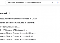 Best bank account for small businesses in UAE