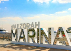 Boat ride in Ajman Al Zorah Marina 1