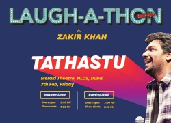 Laugh-a-thon with Zakir Khan on Feb 7th at Meraki Theatre, NCLS Dubai