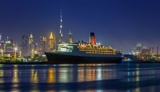 Queen Elizabeth 2 ship is now a floating hotel in Dubai