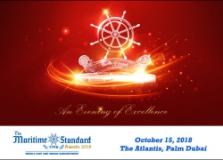The Maritime Standard Awards 2018 in Dubai, United Arab Emirates – Monday, 15 October 2018
