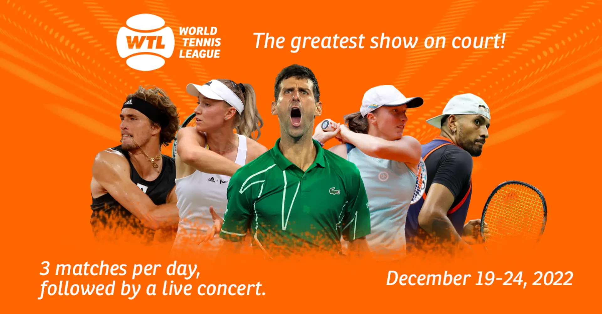 World Tennis League 2022 - Sport Event in Dubai UAE