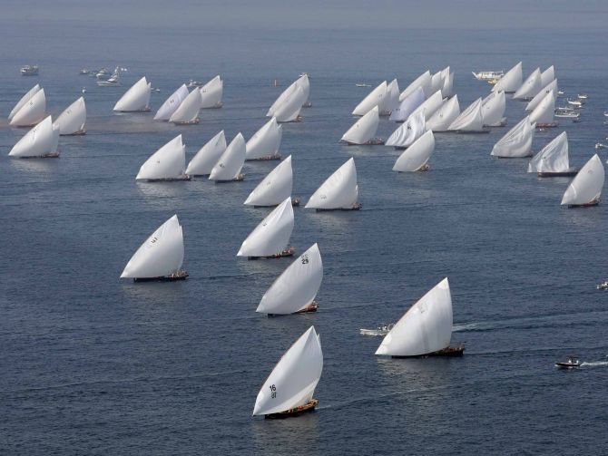 Al Gaffal Traditional 60ft Dhow Race 2014