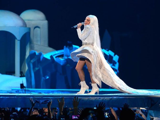 Lady Gaga in Dubai, Gaga’s artRAVE in Dubai, Meydan Racecourse, Dubai, UAE, September 2014, Events in Dubai