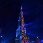 Burj Khalifa light Show 2018
