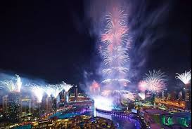 New Year 2014 Fireworks in Dubai at Burj Khalifa – Watch video