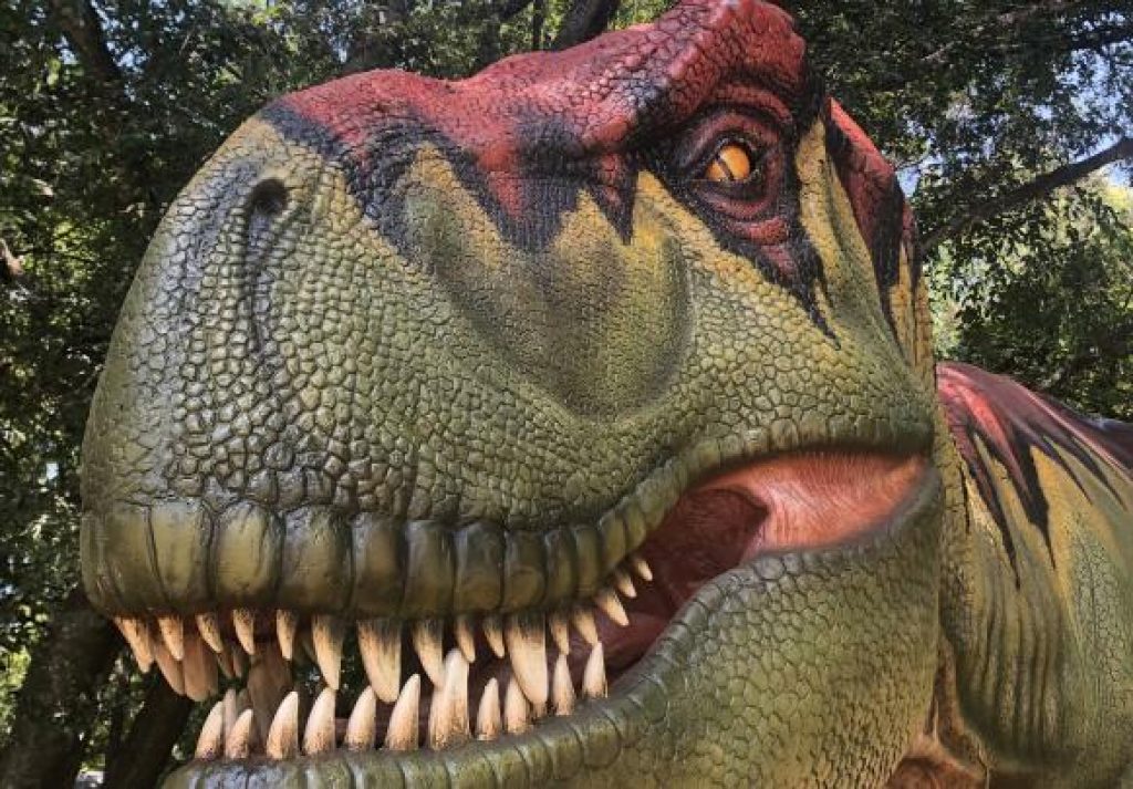 Dinosaur at Dubai Parks and Resorts