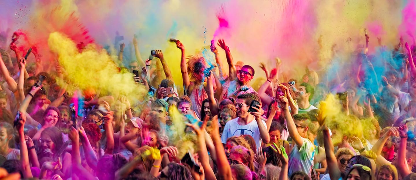 Holi Festival Color Beach Party Dubai 2023