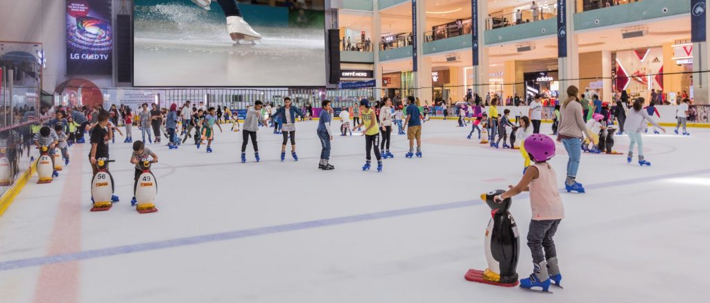 Dubai Ice Rink at Dubai Mall
