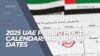 UAE Public Holidays