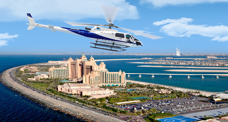 Helicopter tour Dubai