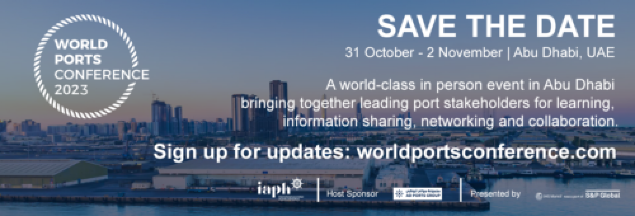 World Ports Conference IAPH, Dubai 2023