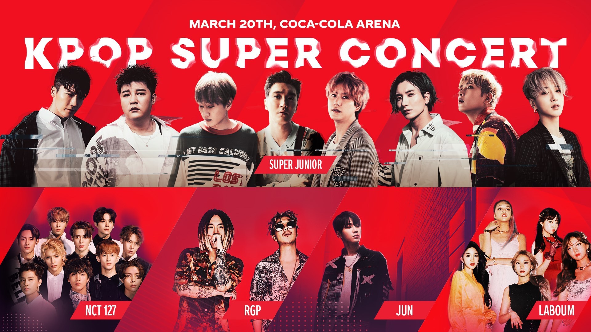 K-Pop Super Concert on Mar 20th at Coca-Cola Arena Dubai 2020