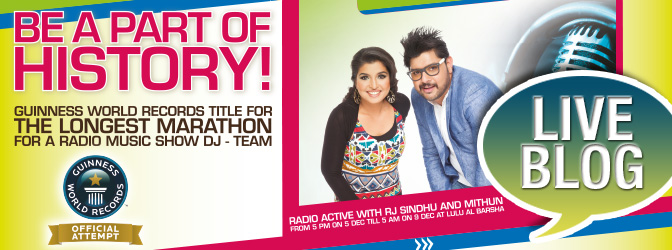 Talkathon on Hit 96.7 FM Dubai