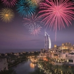 New Year Fireworks 2015 Burj Al Arab