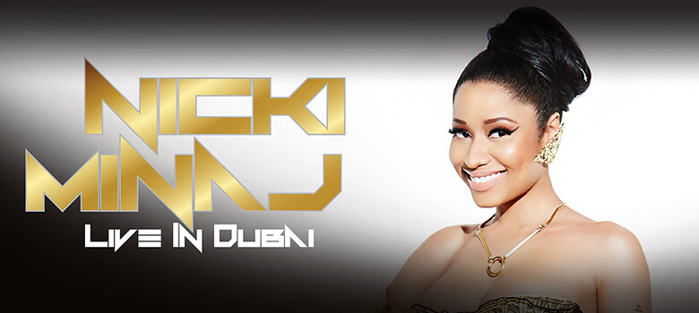 nicki minaj show in dubai premo poster