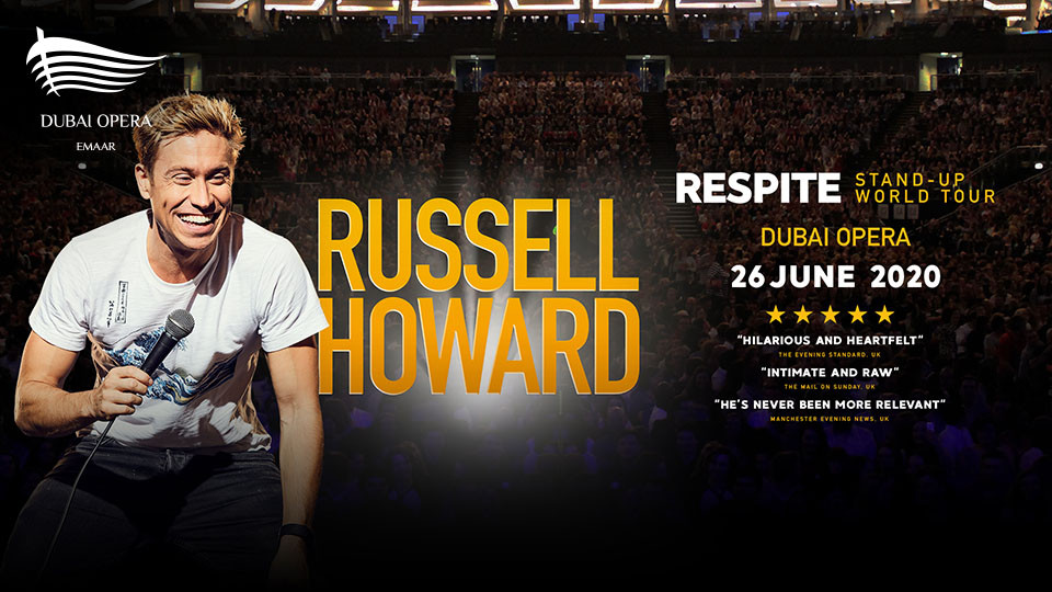 Russell Howard Live on Jun 26th at Dubai Opera