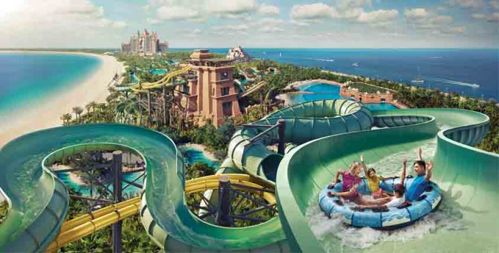 Splashers Island Dubai An Expansion Of Aquaventure Waterpark Atlantis