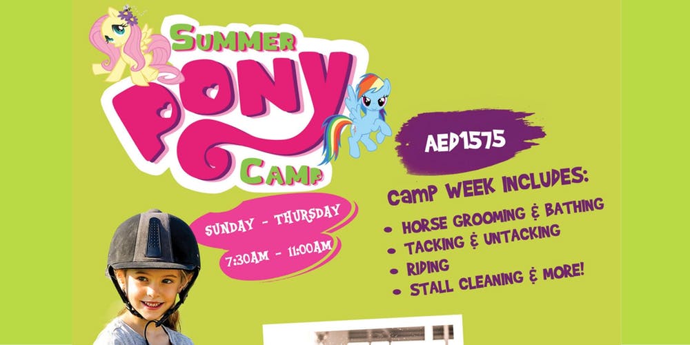 Summer Pony Camp at Al Habtoor Riding School Dubai