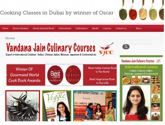 Vandana Jain’s culinary courses Dubai, UAE